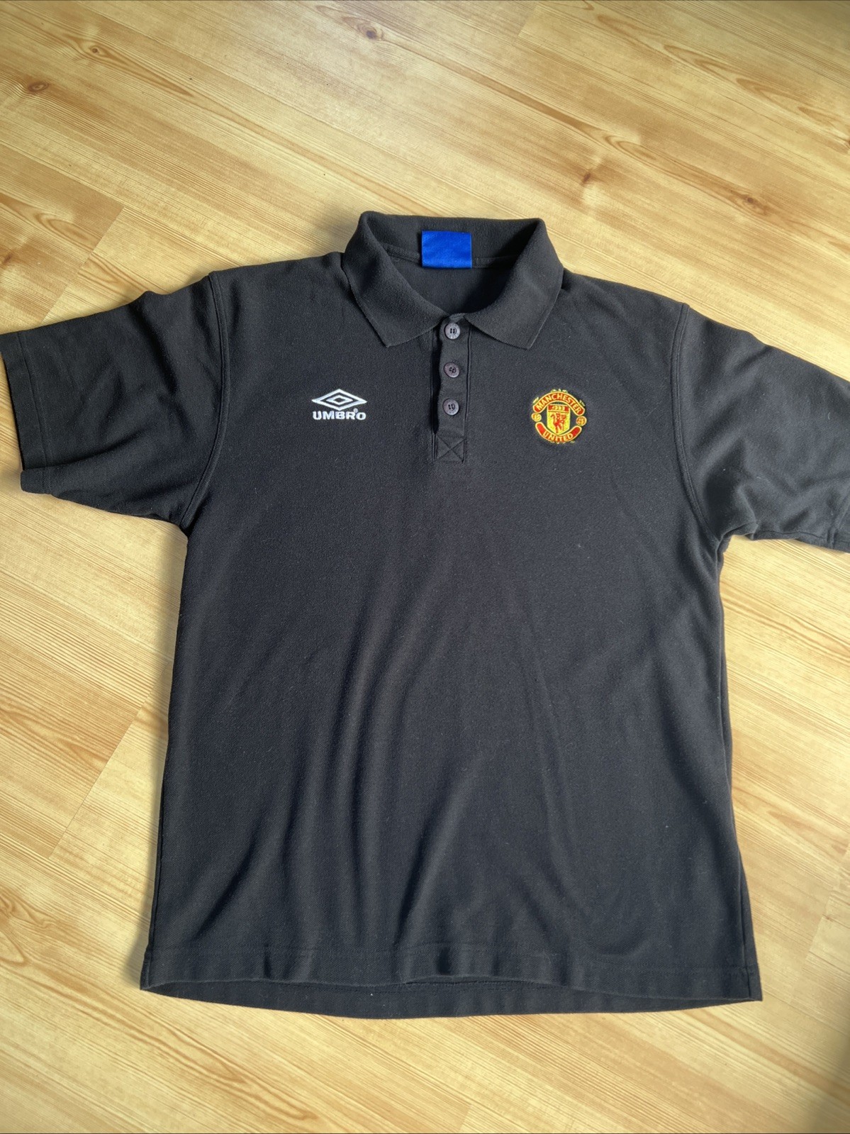 Manchester United Umbro Vintage polo T-shirt size M/L
