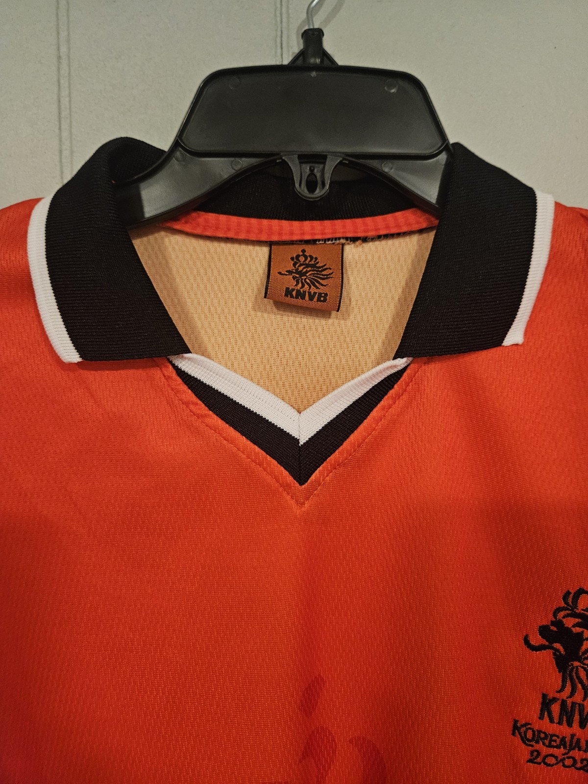 2002 Netherlands Team World Cup Soccer Shirt Jersey NO SIZE TAG 23″ Pit To Pit