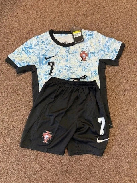 Portugal Ronaldo Jersey Youth Kits (Jersey & Short Set)