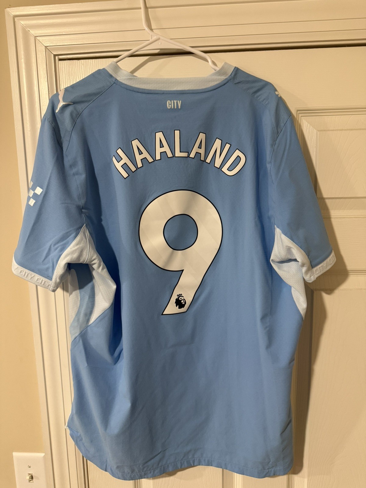 NWT 26/27 Erling Haaland Manchester City Home Blue AUTHENTIC Jersey 3XL $185 New