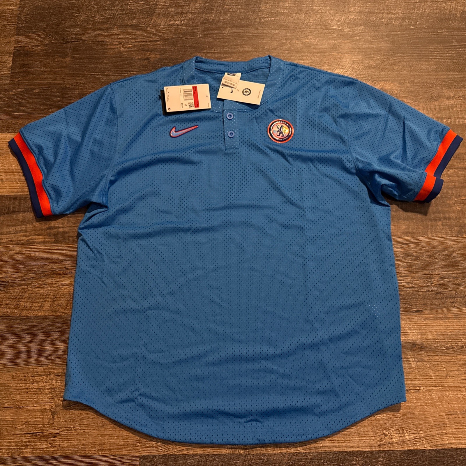 2024-25 Nike Men’s Chelsea Blue Baseball Jersey Large L Soccer Premier League