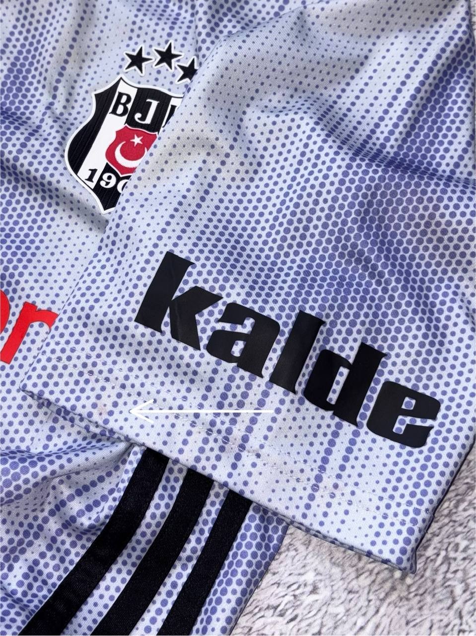 Adidas Besiktas 2019 2020 Boyd #11 Third Jersey Blue Size L Vodafone Kalde BJK