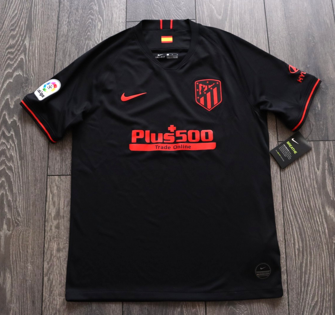 NWT ATLETICO MADRID NIKE 2019 2020 FOOTBALL AWAY JERSEY SIZE MEDIUM AJ5522-011