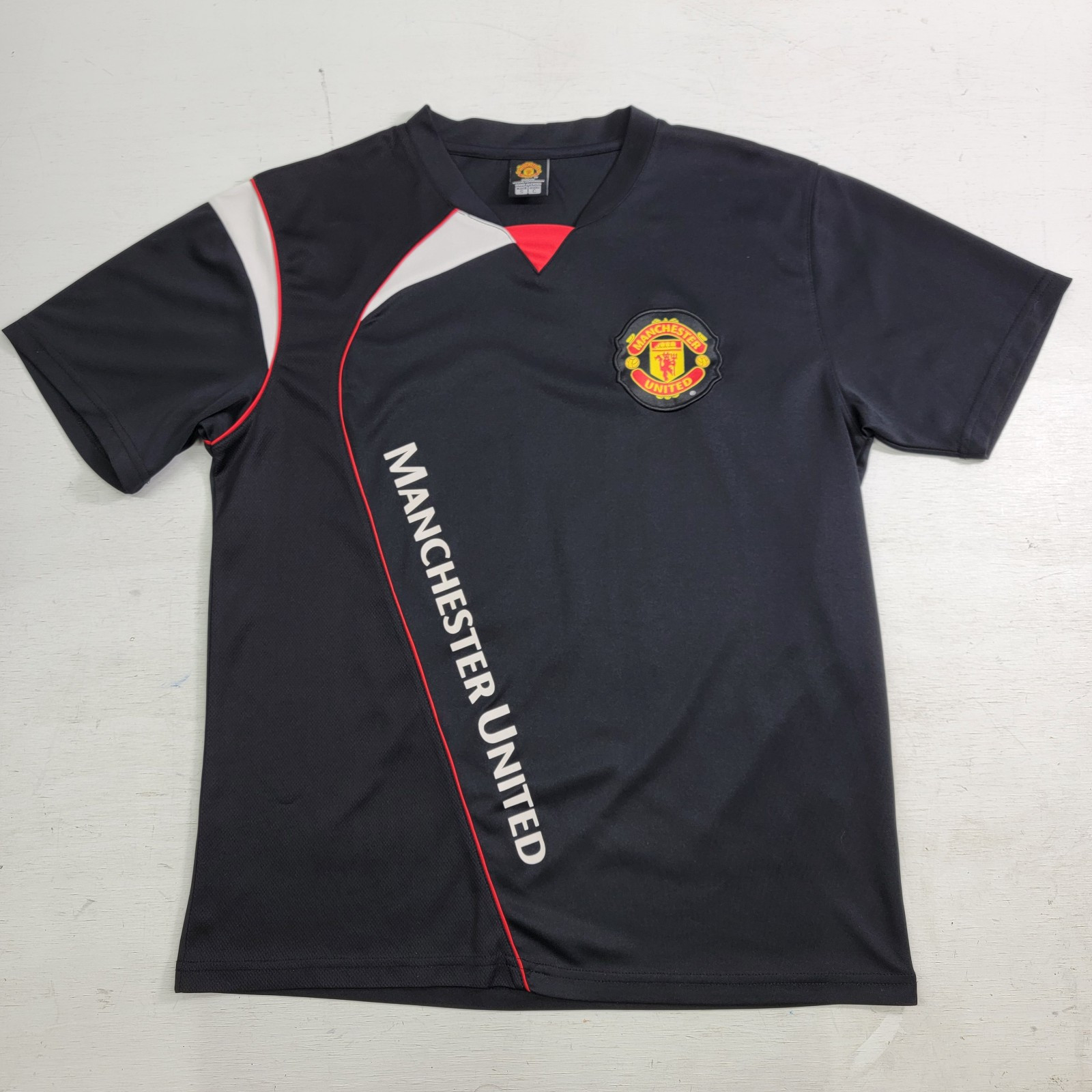 Manchester United FC Chicharito #14 Black Soccer Foorball Jersey Men’s Sz S EUC