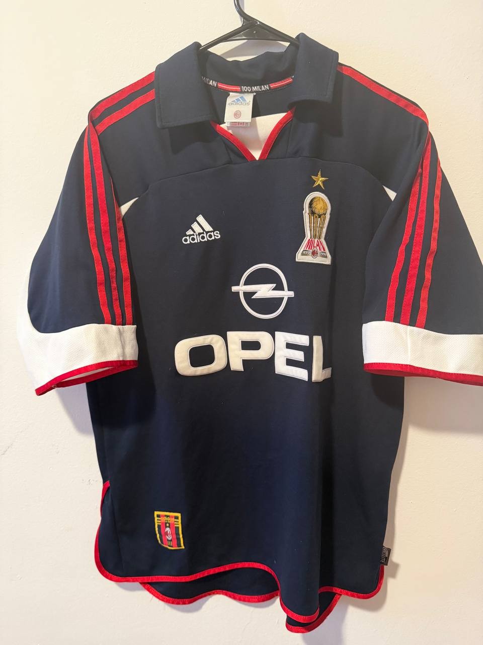 1999-00 AC Milan Centenary Third Shirt Football Soccer jersey size M