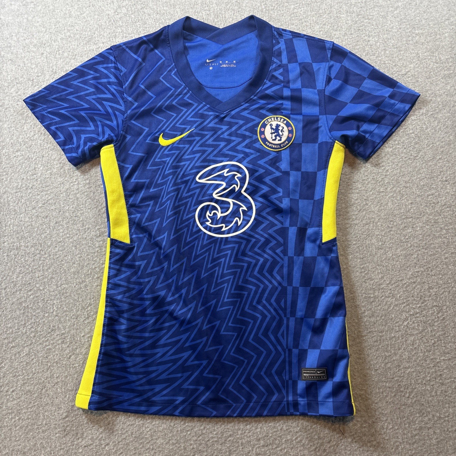 Chelsea FC Jersey Youth Sz M Blue Premier League Soccer Nike Dri-FIT Bree #7