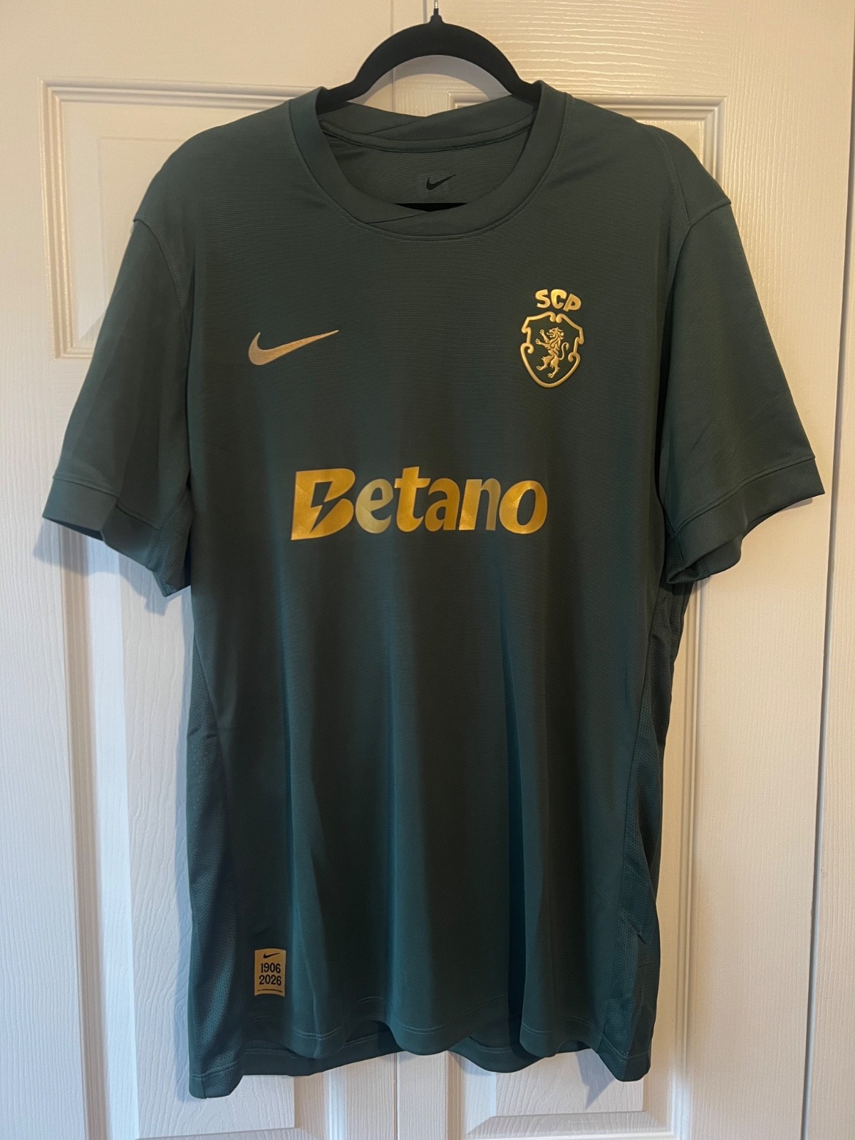 2026/27 sporting lisbon oficial 120 aniversary jersey with uefa patches,XL