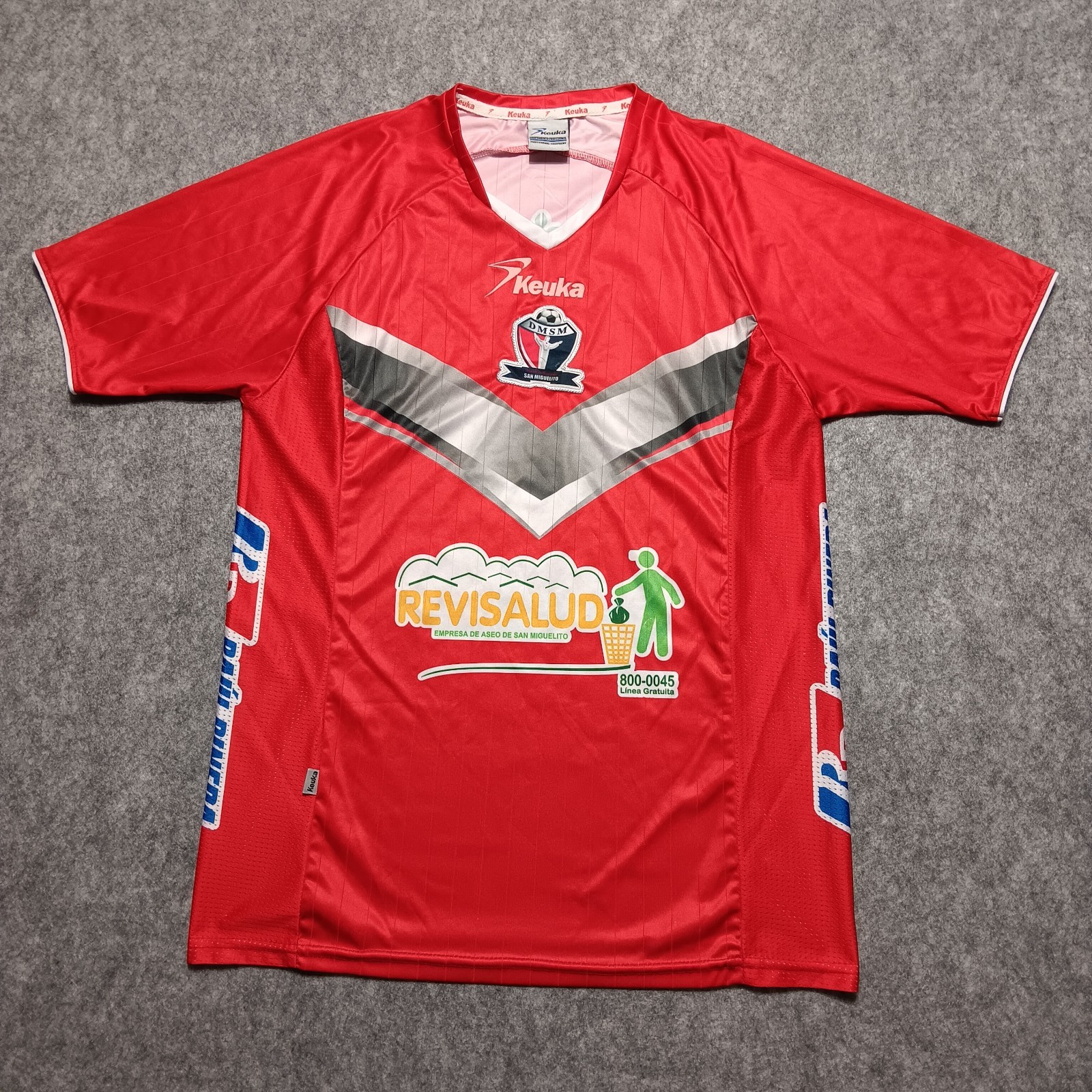 Keuka Futbol Soccer Jersey Shirt Mens Large Red