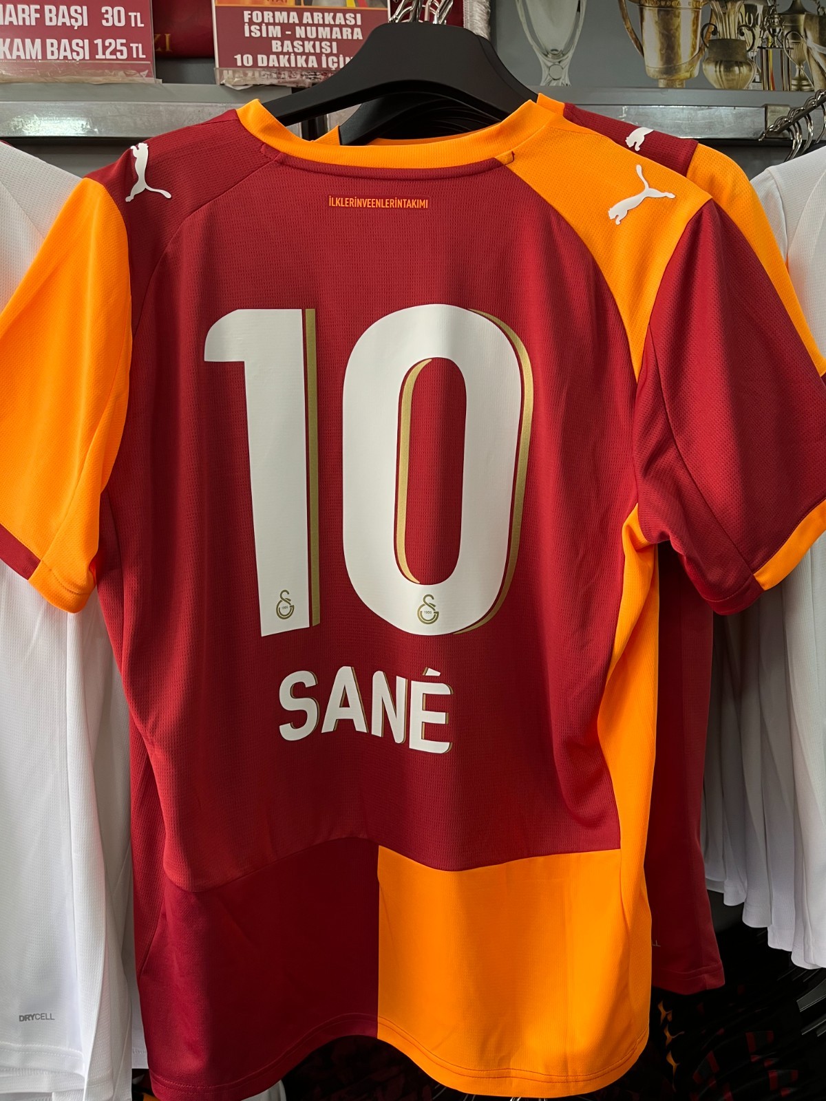 Galatasaray LEROY SANE 2025 / 2026 Home Jersey Official Licensed PUMA 77980901