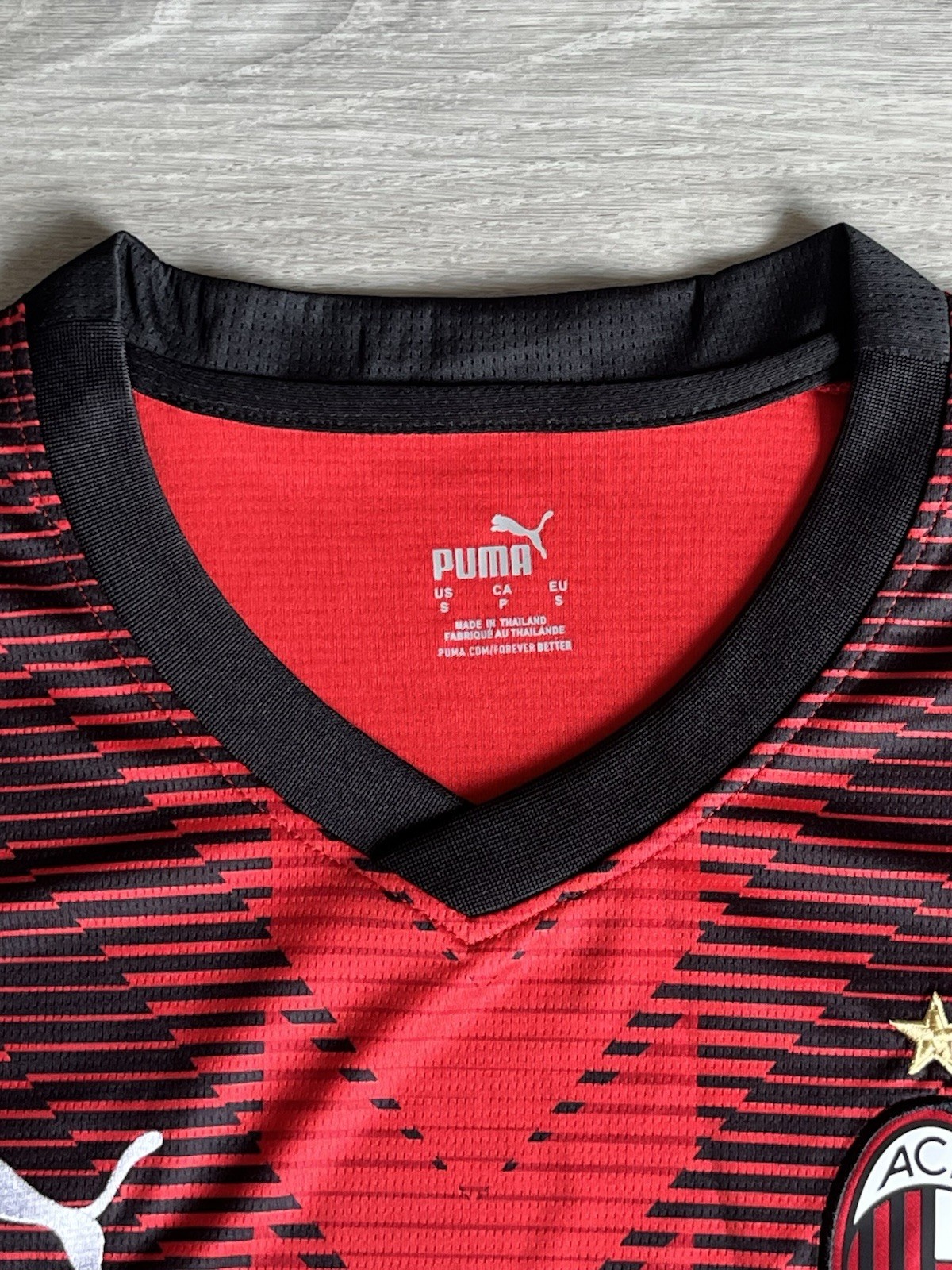 Size Small – 2023-24 AC Milan PUMA Home Jersey Fan Wear