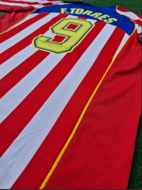 Fernando Torres 9 Atletico Madrid 2004/05 SpiderMan Retro Short Sleeve Jersey