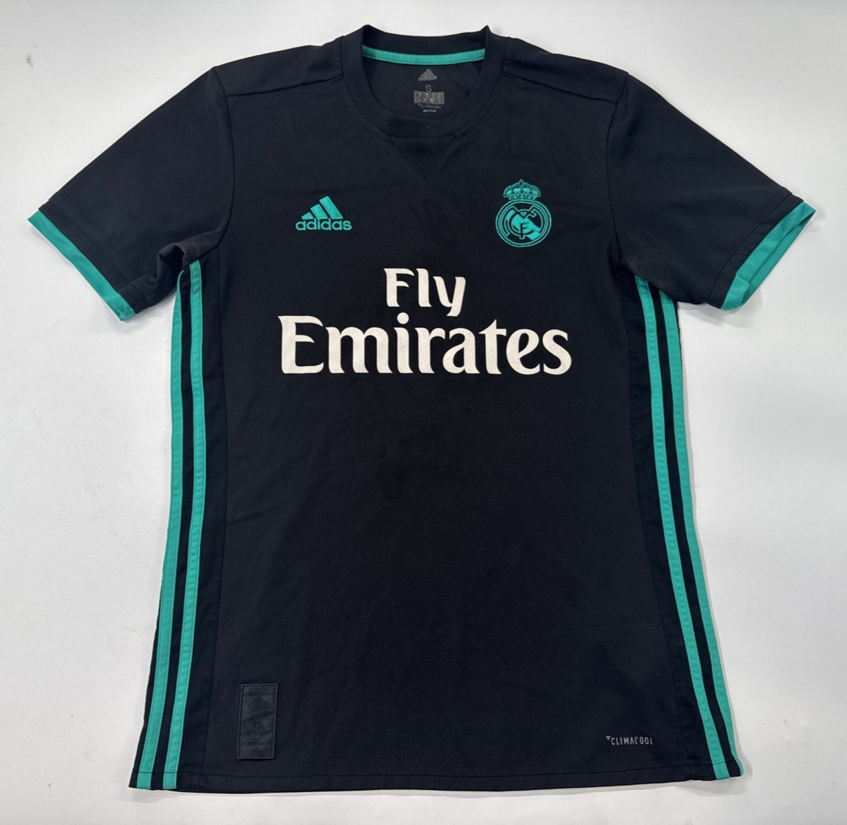 Real Madrid 2017 2018 Football Shirt Soccer Jersey Adidas Men’s Small Emirates