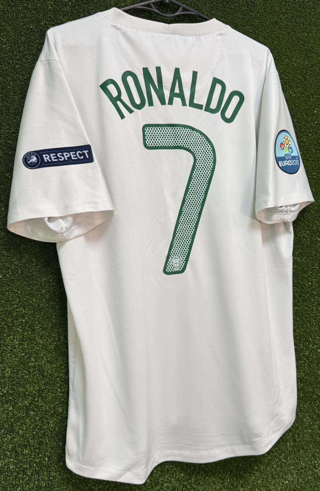 RONALDO #7 MEN’S PORTUGAL vs SPAIN 2012/2013 FOOTBALL SOCCER SHIRT JERSEY SIZE L