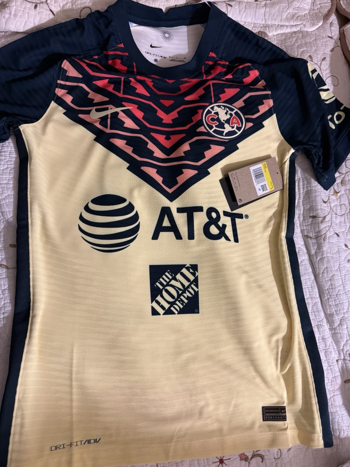Club America 21/22 Ochoa Player Issue Futbol Jersey Size Sm🥵🥵 Retail @$165
