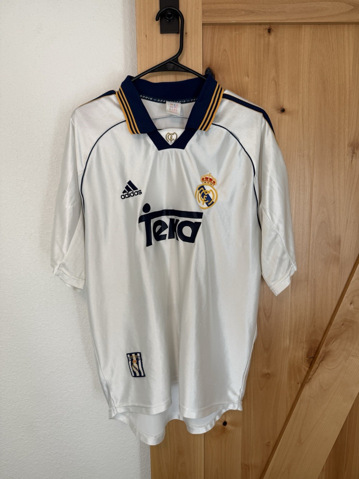 Real Madrid 1998-2000 Roberto Carlos Authentic Jersey Vintage Size Large