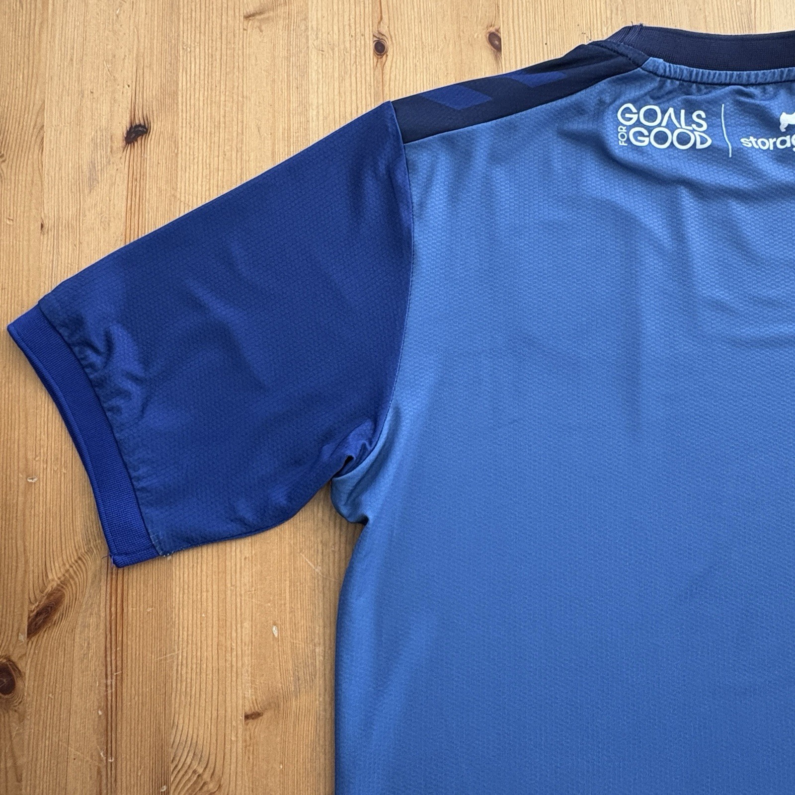 One Knox USL 2026 Retro Home Kit Replica Blue Jersey Shirt L Large