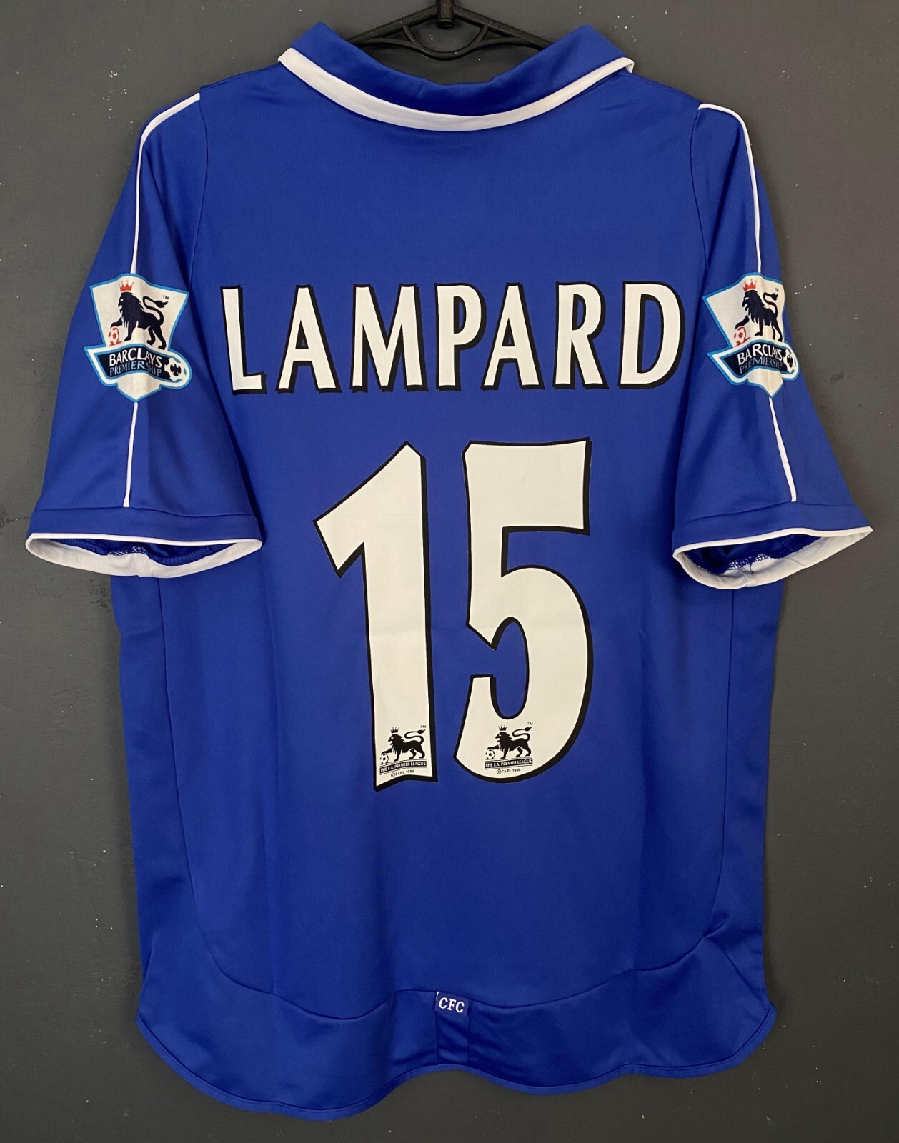 RETRO REPLICA MENS LAMPARD CHELSEA 1981/1983 SOCCER FOOTBALL SHIRT JERSEY SIZE M