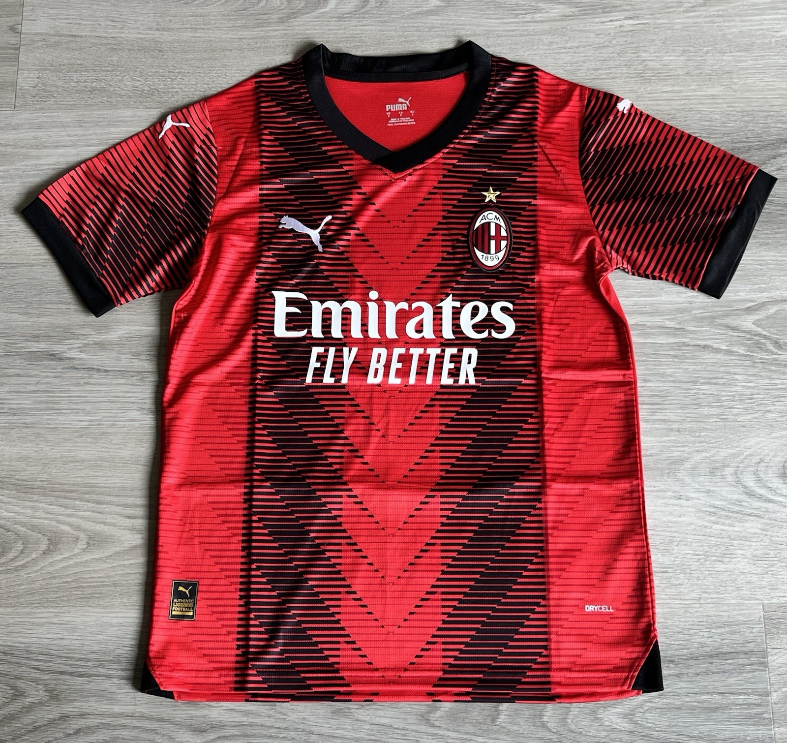 Size Small – 2023-24 AC Milan PUMA Home Jersey Fan Wear